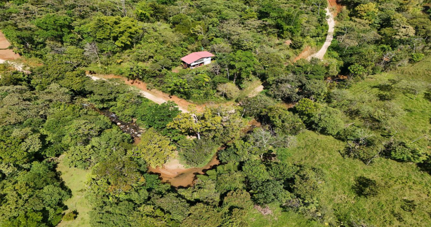 Drone shot of Finca Sylvatica